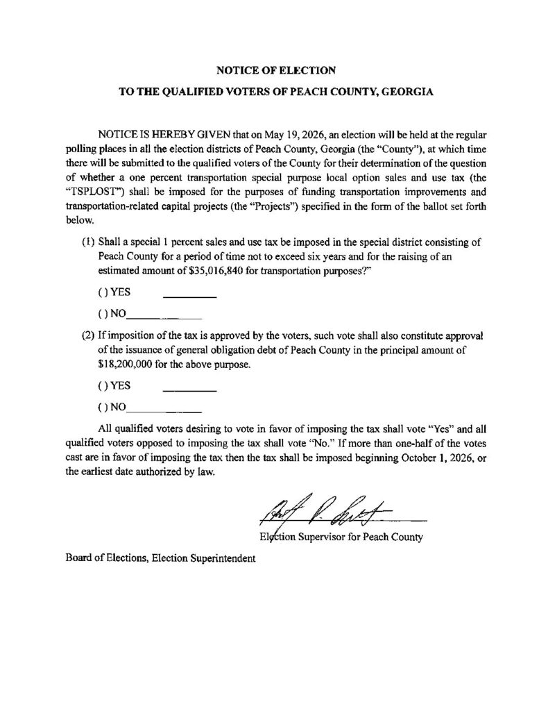 thumbnail of Tsplost Notice